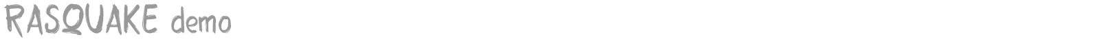 Rasquake font preview